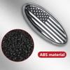 Yojunauto for Ford Emblem, 5 Inch Rear Tailgate Overlay American Flag Emblem Fits 2020-2023 Bronco Sport (Silver) view 3
