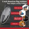 Yojunauto for Ford Emblem, 5 Inch Rear Tailgate Overlay American Flag Emblem Fits 2020-2023 Bronco Sport (Silver) view 4