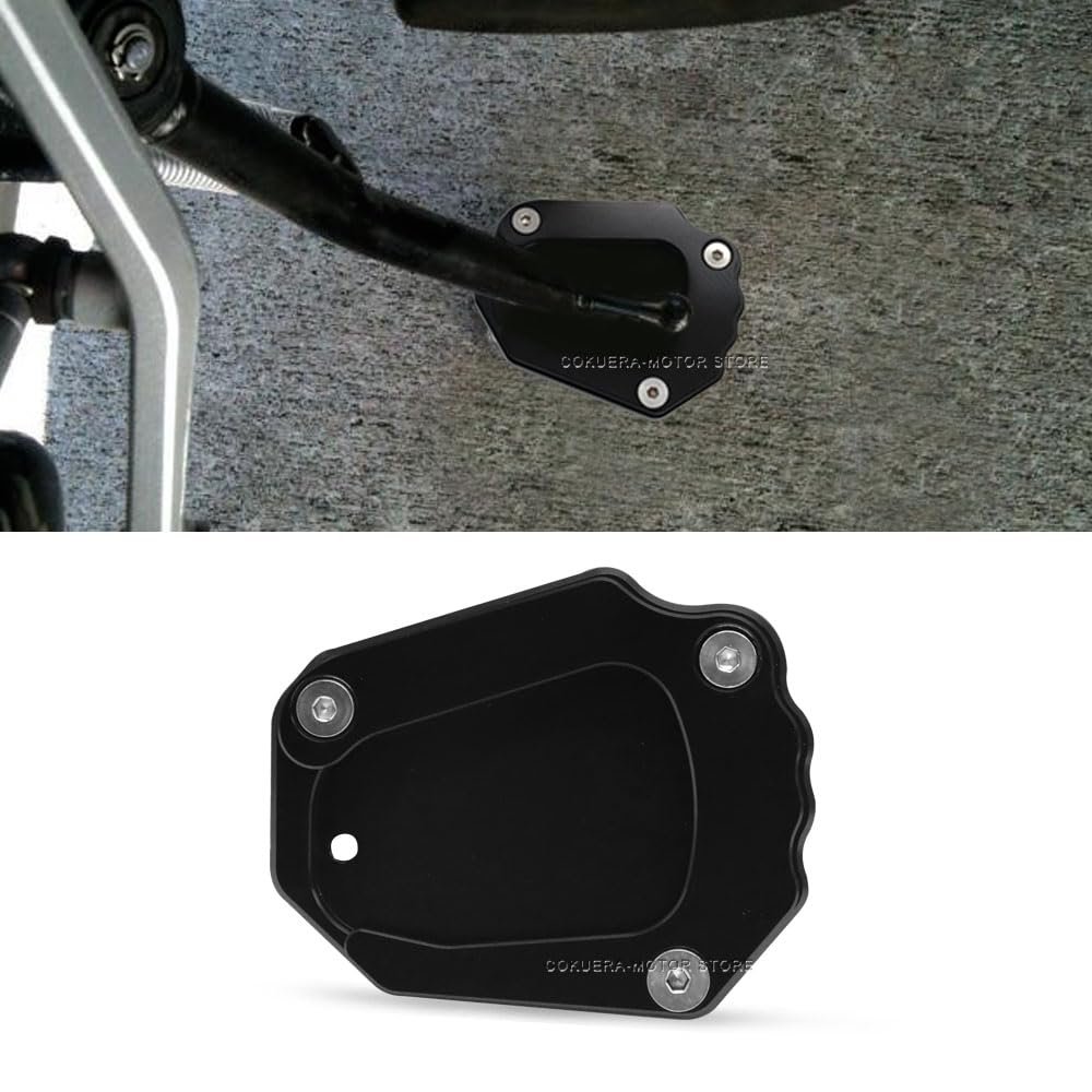 Wodpice Motorcycle Kickstand Extension Plate Foot Side Stand Enlarge Pad For K1600GT/K1600GTL 2017 2018 2019 2020-2023