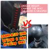 HTRACING Katana Gear Shift Knob Samurai Sword Shifter Knob Universal Fit for Manual Cars with Adapters Red15cm view 2