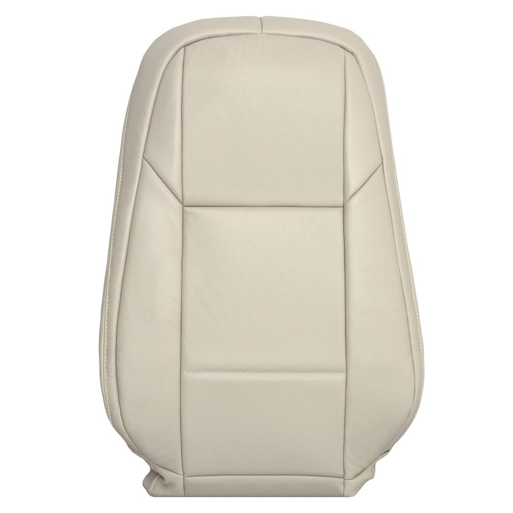 Richmond Auto Upholstery - Driver Side Lean Back Compatible with 2013-2018 Lexus ES350 ES350h ES300h, Replacement Genuine Non Perforated Leather Seat Cover, Tan