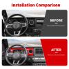 SQQP for JL Dashboard Decorative Panel Cover, Center Console Trim Cover Kit Compatible with 2018-2023 Jeep Wrangler JL JLU & Jeep Gladiator JT(Red) view 2
