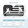 Fencing American Flag Foldable Car Windshield Sunshade Blocks Heat and Sun Glare Uv Rays view 2