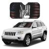 Crane Operator America Flag Foldable Car Windshield Sunshade Blocks Heat and Sun Glare Uv Rays view 3