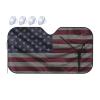 Crane Operator America Flag Foldable Car Windshield Sunshade Blocks Heat and Sun Glare Uv Rays view 1