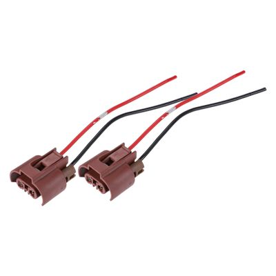A ABSOPRO 9012 9006 Light Female Adapters Wiring Harness Sockets for Halogen Bulbs Headlights Fog Lights Cable Harness Connector (Set of 2)
