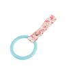 Q1-TECH, JDM Tsurikawa Ring Japanese Subway Train Bus Car Handle Round Circle Shaped Handle Hand Strap Rear Front Bumper Warning Rings Drift Charm Drift Bosozoku Car Accessory (Light Blue/PKF) view 3
