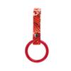 Q1-TECH, JDM Tsurikawa Ring Japanese Subway Train Bus Car Handle Round Circle Shaped Handle Hand Strap Rear Front Bumper Warning Rings Drift Charm Drift Bosozoku Car Accessory (Red/RDW) view 1