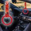 Q1-TECH, JDM Tsurikawa Ring Japanese Subway Train Bus Car Handle Round Circle Shaped Handle Hand Strap Rear Front Bumper Warning Rings Drift Charm Drift Bosozoku Car Accessory (Red/RDW) view 2