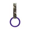 Q1-TECH, JDM Tsurikawa Ring Japanese Subway Train Bus Car Handle Round Circle Shaped Handle Hand Strap Rear Front Bumper Warning Rings Drift Charm Drift Bosozoku Car Accessory (Purple/GRW) view 1