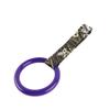 Q1-TECH, JDM Tsurikawa Ring Japanese Subway Train Bus Car Handle Round Circle Shaped Handle Hand Strap Rear Front Bumper Warning Rings Drift Charm Drift Bosozoku Car Accessory (Purple/GRW) view 3