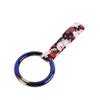 Q1-TECH, JDM Tsurikawa Ring Japanese Subway Train Bus Car Handle Round Circle Shaped Handle Hand Strap Rear Front Bumper Warning Rings Drift Charm Drift Bosozoku Car Accessory (Burnt Blue/BKC) view 3