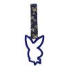 Q1-TECH, JDM Tsurikawa Ring Japanese Subway Train Bus Car Handle BUNNY Shaped Handle Hand Strap Rear Front Bumper Warning Rings Drift Charm Drift Bosozoku Car Accessory (Blue/BLF) view 1