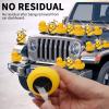 YIBEICO 40pcs Duck Plug, Flock Locker Rubber Duck Holder Dashboard for Jeep Dash & Fixed Display, Gift for Jeep Lover, Double-Sided Stickers Included (40pcs) view 4