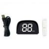 Shkalacar Car Digital GPS Speedometer Car HUD Heads Up Display with Speed, Mph/KmhUSB Plug and Play for All Car view 1
