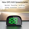 Shkalacar Car Digital GPS Speedometer Car HUD Heads Up Display with Speed, Mph/KmhUSB Plug and Play for All Car view 3