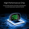 Shkalacar Car Digital GPS Speedometer Car HUD Heads Up Display with Speed, Mph/KmhUSB Plug and Play for All Car view 4