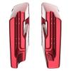 Advanblack 4.5" Stretched Extended Saddlebags(2 into 1 Single Cutout) w/Security Knobs Fits for H-D Touring 2014-2023 Road King Electra Road Street Glide Ultra Classic view 4