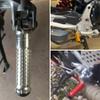 MCMOTOPARTS M-PRO Footpeg Rider Front Footpegs Foot Pegs Footrests Silver Compatible with CB650R 2019-2022 19 20 21 22 view 2