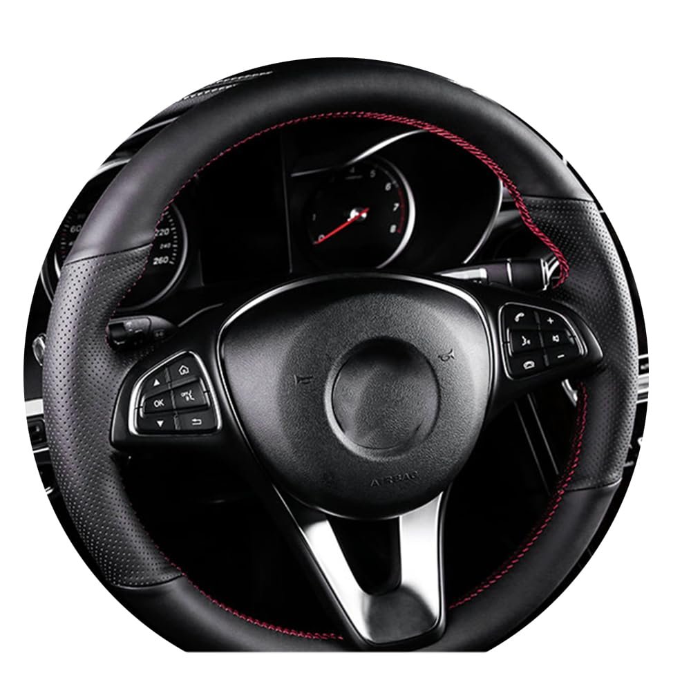 Steering Wheel Covers for Mercedes-Benz C180 C200 W205 C300 B200, Customized Car Steering Wheel Cover Braid Car Accessories
