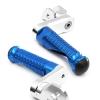 MCMOTOPARTS M-PRO Rider Footpegs 1.5 inch Extended Foot Pegs Blue Compatible with ZX-6R 636 Ninja 13-2020 16 17 18 19 20 view 1