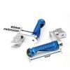 MCMOTOPARTS M-PRO Rider Footpegs 1.5 inch Extended Foot Pegs Blue Compatible with ZX-6R 636 Ninja 13-2020 16 17 18 19 20 view 4