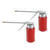2Pcs Spray Gun Oiler Can Cold Rolled Steel Hand Pump Oil Cans (200ml) Compatible with Rolling Bearings, Motorcycles, and Industrial Equipment view 1