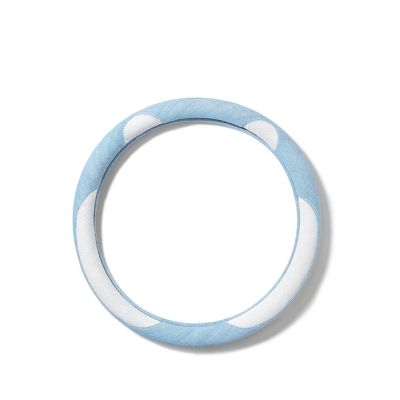 FUERU Car Steering Wheel Cover Set Car Steering Wheel Cover Breathable Fiber Linen Ultra-Thin Comfortable car Interior Gift (Color : 6#)