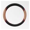 FUERU Car Steering Wheel Cover Set Car Steering Wheel Cover Four Seasons Linen Thin Breathable Delicate Car Interior Accessories (Color : 5#) view 1