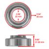 Caltric Spindle Bearings Compatible with JD8597 8597 TCU51092 CSA205-16 Qty 2 view 2
