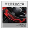 FUERU Car Steering Wheel Cover Set Car Steering Wheel Cover Fashion Carbon Fiber Grain Leather Waterproof and Sweatproof Car Interior (Color : 2#) view 3