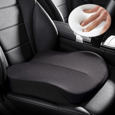 UVCMDUI Wedge Cushion Car Seat Booster, Washable Adult Car Booster Seat for Driver, Non-Slip Backless Booster Car Seat Portable Car Seat Heightening 10cm for Short People Driving,Grey