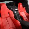 Real Carbon Fiber Phone Charger Cover Compatible with Chevrolet Corvette C8 2020-2026, Center Console Armrest Box Wireless Charger Trim Cover, Interior Center Armrest Accessories (Forged Grain) view 2