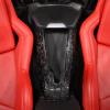 Real Carbon Fiber Phone Charger Cover Compatible with Chevrolet Corvette C8 2020-2026, Center Console Armrest Box Wireless Charger Trim Cover, Interior Center Armrest Accessories (Forged Grain) view 3