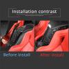 Real Carbon Fiber Phone Charger Cover Compatible with Chevrolet Corvette C8 2020-2026, Center Console Armrest Box Wireless Charger Trim Cover, Interior Center Armrest Accessories (Forged Grain) view 4