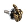 Lunsom License Plate Screw Kit, Finger License Plate Screws Fastener 4PCS License Plate Frames Bolt Fit for Most Vehicles Motorcycles,Bronze view 4