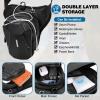 ISEYOU Thigh Bag, Motorcycle Leg Bag for Men Women, Drop Leg Bag with Removable Leg Straps, Multifunctional Gear Bags for Cycling Hiking Camping Fishing Travel Outdoor view 4