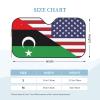 America Libya Friendship Flag Foldable Car Windshield Sunshade Blocks Heat and Sun Glare Uv Rays view 2