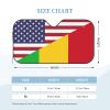 America Mali Friendship Flag Foldable Car Windshield Sunshade Blocks Heat and Sun Glare Uv Rays view 2