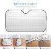 America Norway Friendship Flag Foldable Car Windshield Sunshade Blocks Heat and Sun Glare Uv Rays view 4
