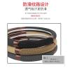 FUERU Car Steering Wheel Cover Set Car Steering Wheel Cover Comfortable Mahogany Grain Ultra-Thin Comfortable Car Interior (Color : 1#) view 3