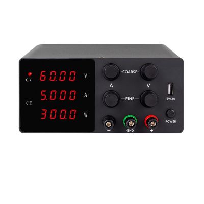 PULME dc Power Supply Nice-Power Regulated Power Supply DC Adjustable Voltage Regulator Stabilizer 30V 60V 120V3A 5A 10A for Lithium Battery Charging (Color : SPS-W605 Black, Size : 110V)