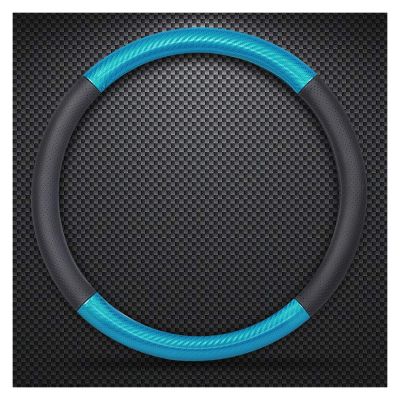 FUERU Car Steering Wheel Cover Set Car Steering Wheel Cover Breathable Leather Soft Skin-Friendly Car Interior Men and Women Gifts (Color : 1#)