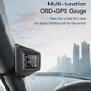 Riloer Car HUD P8 Head Up Display, OBDII & GPS Dual System, The 1st Model in The Market Can be Installed on A-Pillar Trim (Black) view 4