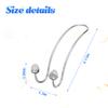 BESULEN Strawberry Car Decor Hooks, 2 Pack Bling Diamond Seat Back Organizers, Auto Headrest Storage Hangers Hooks for Purse Handbag Clothes Grocery, Universal Car Accessories for Women (AB) view 2