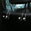 BESULEN Strawberry Car Decor Hooks, 2 Pack Bling Diamond Seat Back Organizers, Auto Headrest Storage Hangers Hooks for Purse Handbag Clothes Grocery, Universal Car Accessories for Women (AB) view 4