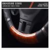 FUERU Car Steering Wheel Cover Set Car Steering Wheel Cover Simple Mahogany Grain Microfiber Leather Soft Skin-Friendly Car Interior (Color : 2#) view 4
