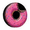 Cafetime Donut Spare Tire Cover Pink Tempting Doughnut Wheel Protectors Covers Dust Proof 16 Inch Wheel Covers Universal for Trailer RV SUV Truck Camper Travel Trailers view 1