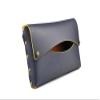 THINGIS Car Tissue Holder, Tissue Case for Sun Visor, PU Leather Backseat Napkin Holder with Clips (Navy Blue) view 1