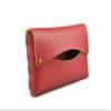 THINGIS Car Tissue Holder, Tissue Case for Sun Visor, PU Leather Backseat Napkin Holder with Clips (Red) view 1